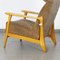Upholstered Oak Armchair, 1950s 5