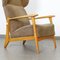 Upholstered Oak Armchair, 1950s 4