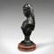 French Artist, Female Portrait Bust, 1900, Bronze 6