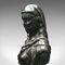 French Artist, Female Portrait Bust, 1900, Bronze, Image 9