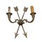 Antique Cupido Bronze Wall Sconces, 1800s, Set of 2, Image 2