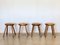 Pinewood Stools in the style of Charlotte Perriand, 1960s, Set of 4, Image 14