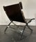 Leather Scissor Chair by Antonio Citterio for Flexform Italia, 1980s 7