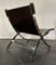 Leather Scissor Chair by Antonio Citterio for Flexform Italia, 1980s, Image 7