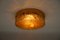 Lampada da incasso in vetro di Murano arancione, anni '60, Immagine 5