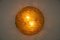 Orange Murano Glas Einbaulampe, 1960er 4