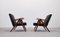 Mid-Century Model B-310 VAR Easy Chairs in Dark Grey Tweed, 1960s, Set of 2 8
