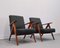 Mid-Century Model B-310 VAR Easy Chairs in Dark Grey Tweed, 1960s, Set of 2 6