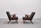 Mid-Century Model B-310 VAR Easy Chairs in Dark Grey Tweed, 1960s, Set of 2 15