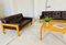 Vintage Danish Sofa Set in Brown Leather from Bramin, 1960, Set of 4, Image 19