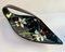 Hand Painted Floral Serving Fruit Bowl in Glazed Ceramic from Longwy, France 1