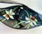 Hand Painted Floral Serving Fruit Bowl in Glazed Ceramic from Longwy, France, Image 7