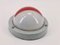 Vintage Wall Light in Grey Metal and Thick Glass, 1960s, Image 4