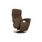 Dreamliner Armchair in Mocha Leather from Hukla 1