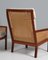 Lounge Chairr in Mahogany and Cane attributed to Bernt Petersen, 1960s 9