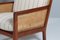 Lounge Chairr in Mahogany and Cane attributed to Bernt Petersen, 1960s 6