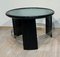 Art Deco Coffee Table in Black Lacquer, Chrome & Glass, France, 1930s 6