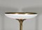 Turned Brass and Opaline Glass Floor Lamp from Relco Milano, Italy, 1970s, Image 4