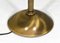 Turned Brass and Opaline Glass Floor Lamp from Relco Milano, Italy, 1970s, Image 7