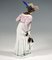 Art Nouveau Lady with Muff Figurine attributed to Konrad Hentschel for Meissen, 1906, Image 3