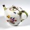 Rococo Tea Pot with Flower Decoration and Silver Mount from Meissen, 1750 4