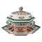 Early Asian Lidded Tureen with Présentoir from Meissen, Germany, 1740-1780, Set of 2 1