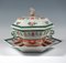 Early Asian Lidded Tureen with Présentoir from Meissen, Germany, 1740-1780, Set of 2 3