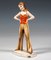 Figurine Art Déco Fille au Foulard attribuée à Stephan Dakon pour Goldscheider, 1930s 2
