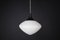 Large Mid-Century Pendant in Opaline Glass, Europe, 1950s 3