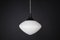 Large Mid-Century Pendant in Opaline Glass, Europe, 1950s, Image 3
