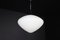 Large Mid-Century Pendant in Opaline Glass, Europe, 1950s 13