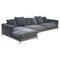 Ray Corner Sofa in Gray Fabric attributed to Antonio Citterio for B&B Italia, 2010s, Image 1