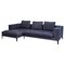 Michel Corner Sofa in Dark Blue Fabric attributed to Antonio Citterio for B&B Italia, 2010s 1