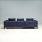 Michel Corner Sofa in Dark Blue Fabric attributed to Antonio Citterio for B&B Italia, 2010s 3