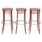 Model 144 Bar Stools in Walnut from Thonet, Vienna, Austria, 2015, Set of 3, Image 1