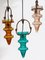 Stalactites Cascade Lamp in Colored Glass attributed to Nanny Still for Raak, 1960s 7