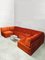 Modular Sofa in Burnt Orange Fabric, 1970s, Set of 6 4