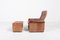 Vintage DS 50 Lounge Chair with Ottoman from de Sede, Set of 2 12