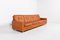 Vintage Danish Modern Cognac Leather Sofa, 1960s, Image 3