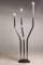 Lámpara de pie ajustable de cromo y acero de Reggiani, años 70, Imagen 9