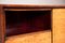 Art Deco Bar Cabinet Sideboard in Wood with Mirrored and Illuminated Interior, 1940s 9