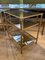 Brass and Smoked Glass Coffee Tables, 1970s, Set of 2 5