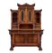 19th Century Carved Walnut Desk and Chair, Set of 2, Image 8