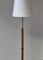 Danish Modern Oak & Brass Adjustable Floor Lamp by Svend Aage Holm Sørensen, 1960s 8