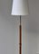 Danish Modern Oak & Brass Adjustable Floor Lamp by Svend Aage Holm Sørensen, 1960s, Image 8