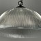 Art Deco Industrial Glass Pendant Lamp from Holophane, France, 1930s 8