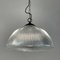 Art Deco Industrial Glass Pendant Lamp from Holophane, France, 1930s, Image 6