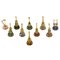 Italian Silver Miniatures of Renaissance String Instruments, Set of 10, Image 1