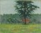 William Henry Innes, paisaje de granja, mediados del siglo XX, pintura al óleo, Imagen 1