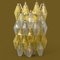 Yellow and Clear Poliedri Sconces by Carlo Scarpa for Venini, 1980s, Image 9